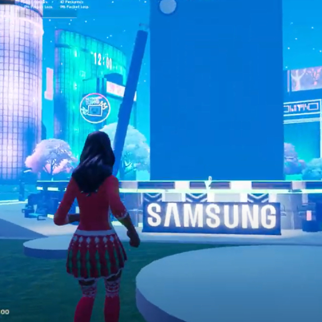 imagem sobre Samsung lança S23 Island em Galaxy City no Fortnite